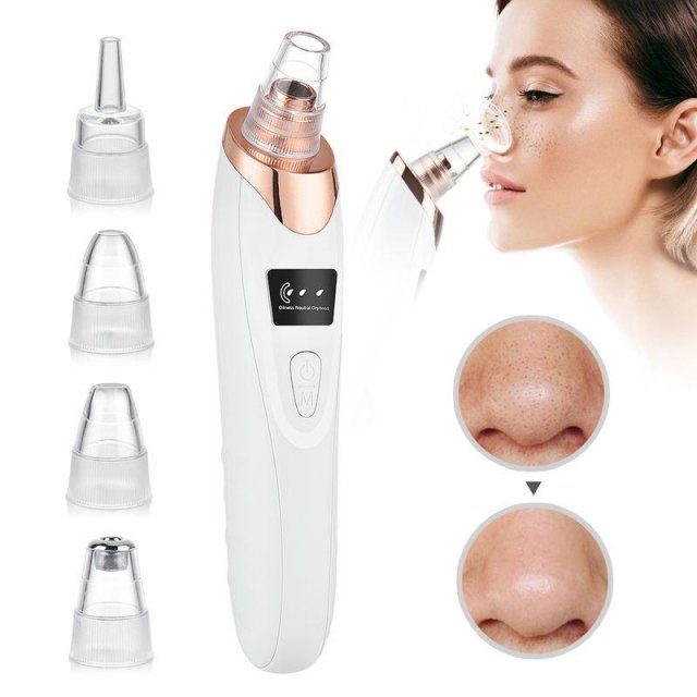 Electric Blackhead Remover Vacuum Cleaner with Deep Cleansing and Pore Extraction