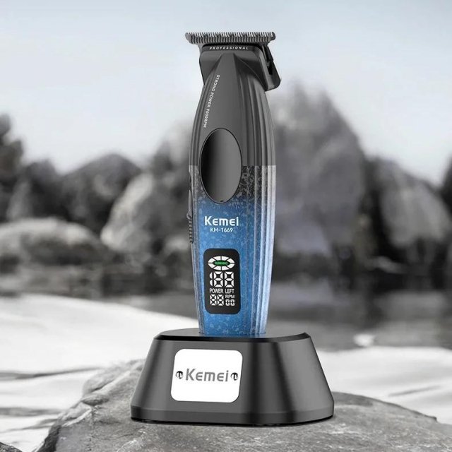 Professional Hair Trimmer 9000 RPM Cordless Zero Gapped Beard & Hair Clipper - Image 7