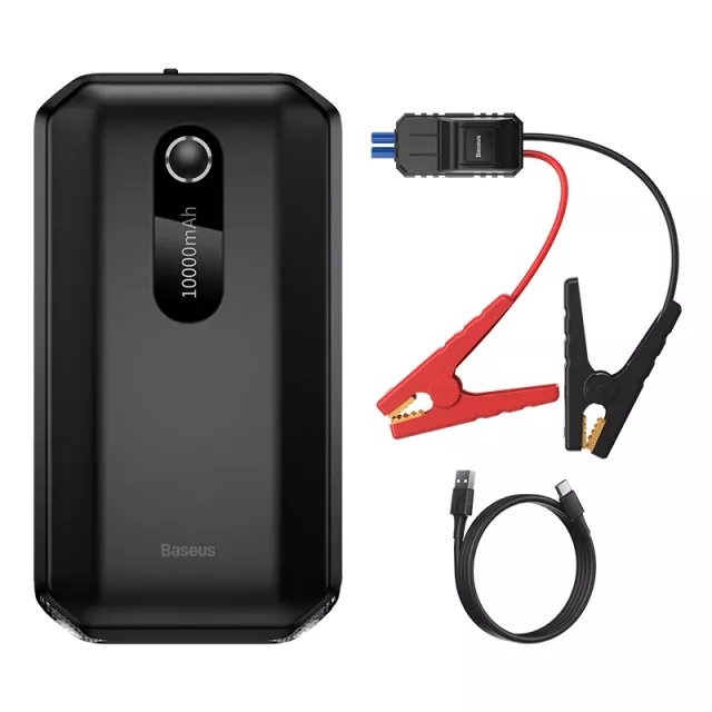 1000A 12V Portable Car Jump Starter Power Bank with LED Display and USB Ports - Image 6