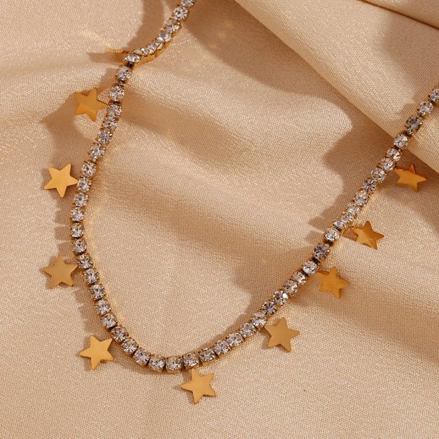 Cute Luxury Star Chain Necklace