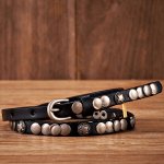 Genuine Leather Fashion Belt – Slim, Riveted Design For Jeans And Dresses 4 2B15F2Dee91991F37D62Ad0E6Af45Ad7.Jpg