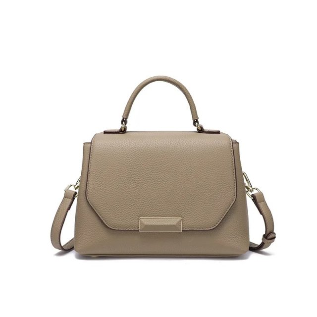 Luxury Genuine Leather Crossbody Satchel - Image 5