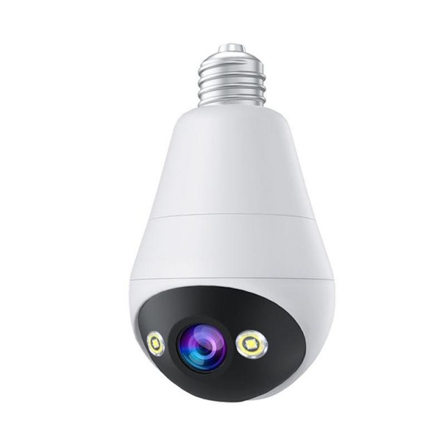 Smart WiFi E27 Bulb Surveillance Camera 3MP HD Auto Tracking Night Vision