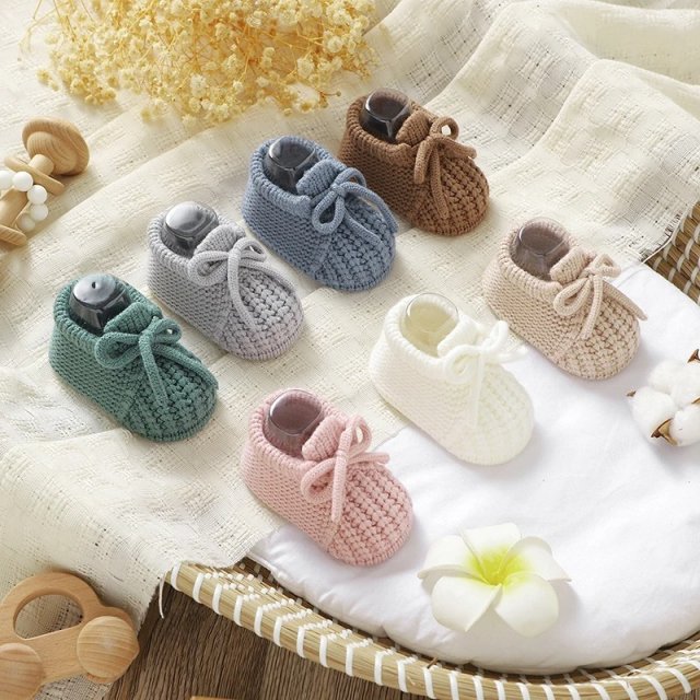 Soft Knitted Baby Shoes