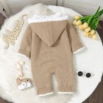 Newborn Knit Baby Romper Hooded Long Sleeve Winter Jumpsuit For 0-18M 4 2Ff3F6407A342D819D993Ba9759Fcb08.Jpg
