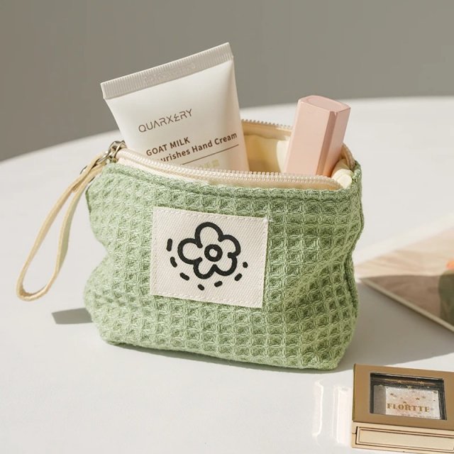 Matcha Green Mini Makeup Bag