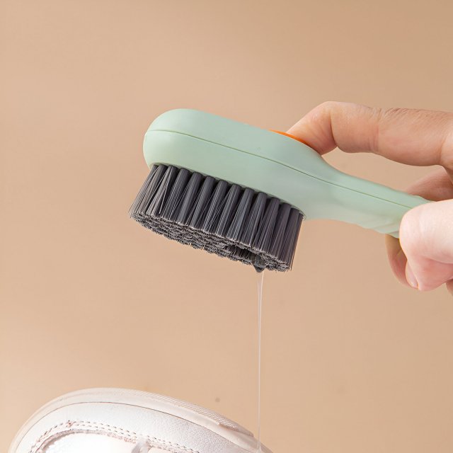 Multifunction Cleaning Shoe Brush with Soft Bristles and Long Handle - Image 6