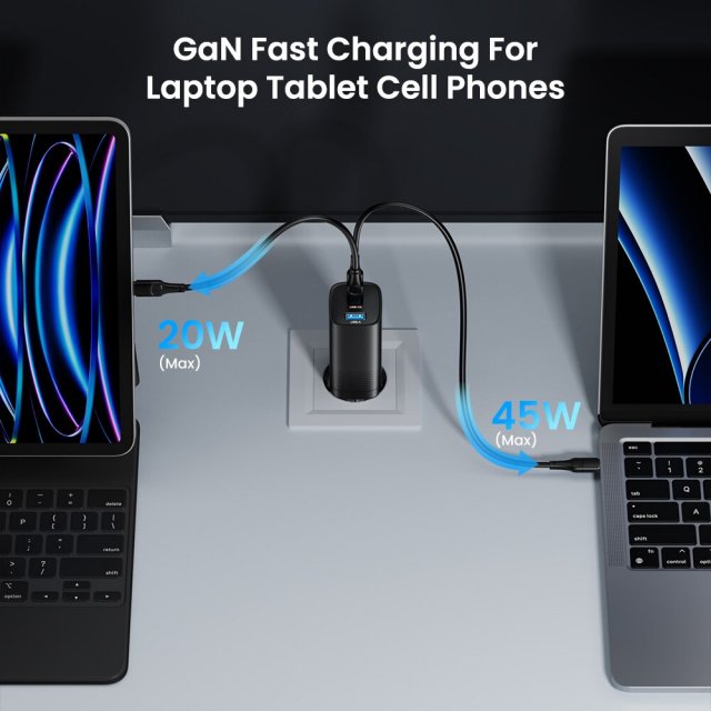 65W GaN USB Type-C Charger PPS PD QC4.0 Quick Charge for MacBook, iPad, iPhone, Samsung - Image 4