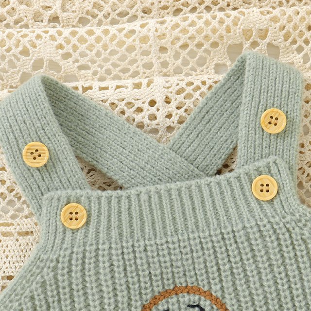 Adorable Knitted Baby Bodysuit - Image 4