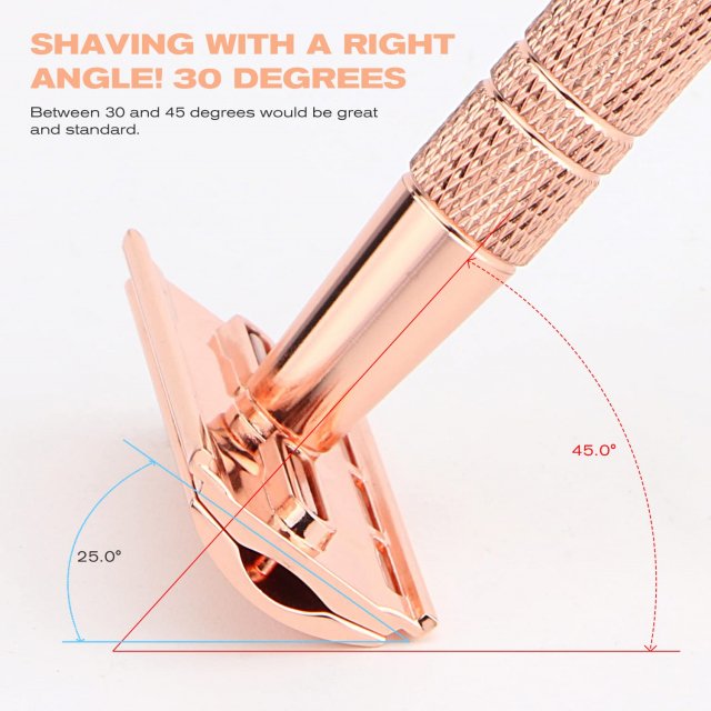 Double Edge Safety Razor for Women with 10 Razor Blades – Reusable and Travel-Friendly - Image 4