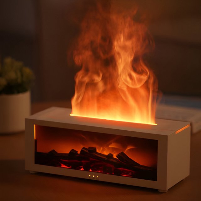 Colorful Flame Aroma Diffuser with Auto-Off, Timer & Remote Control - Image 6