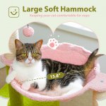 Flower Cat Tree Tower With Hammock, Sisal Scratching Posts &Amp; Cozy Condo 3 4A213E94A5A94196B01E9875Bd12A689.Jpg