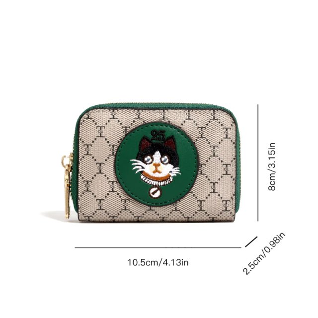 Cartoon Cat Genuine Leather Wallet - Image 7