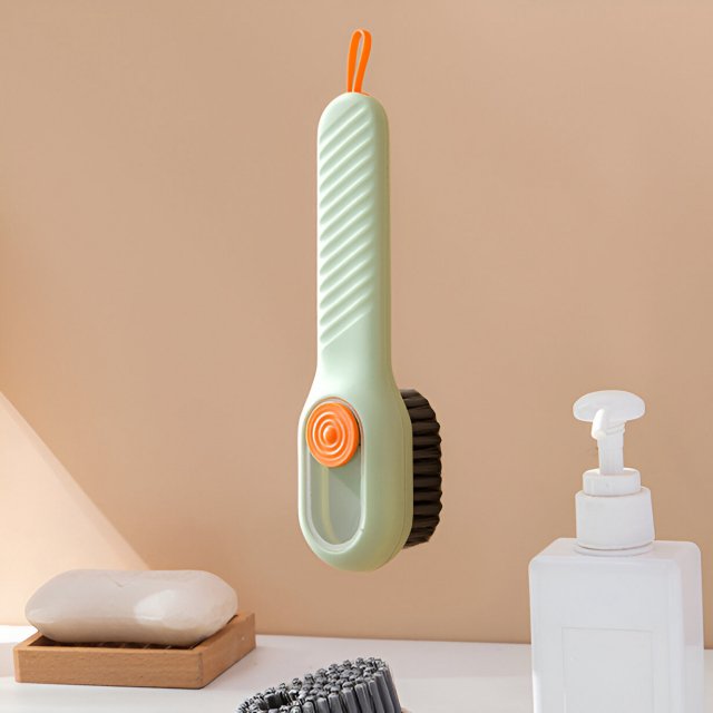 Multifunction Cleaning Shoe Brush with Soft Bristles and Long Handle - Image 3