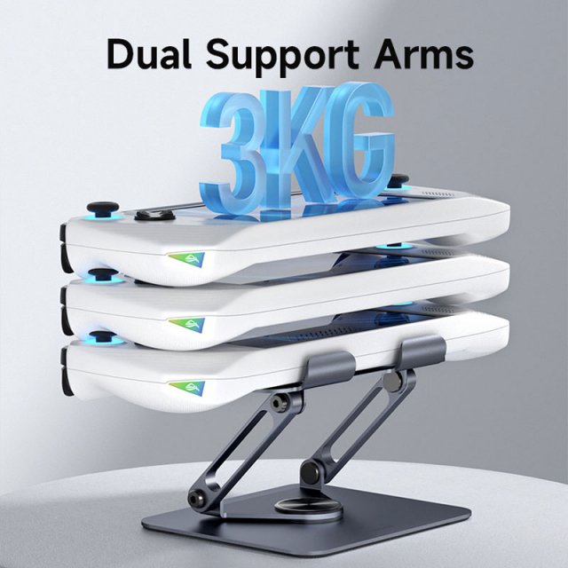 360° Rotating Tablet Stand with Adjustable Height - Image 4