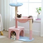Flower Cat Tree Tower With Hammock, Sisal Scratching Posts &Amp; Cozy Condo 6 5C812C9C900995D3Bd794C4Df2929Cef.jpg