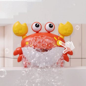 Automatic Bubble Crab Bath Toy with Music