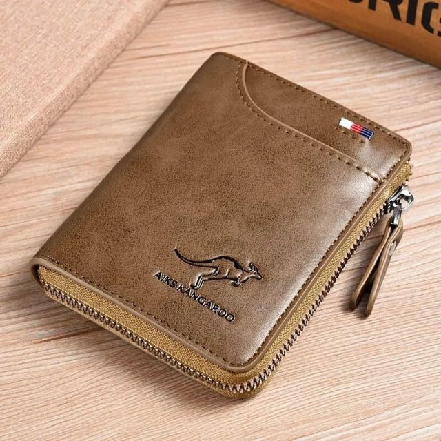 Men’s Leather Wallet with RFID Protection