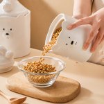 Moisture-Proof White Ceramic Bear Storage Jar 4 64E02Abd307E3Ea342Ec228D712D5C3B.jpg