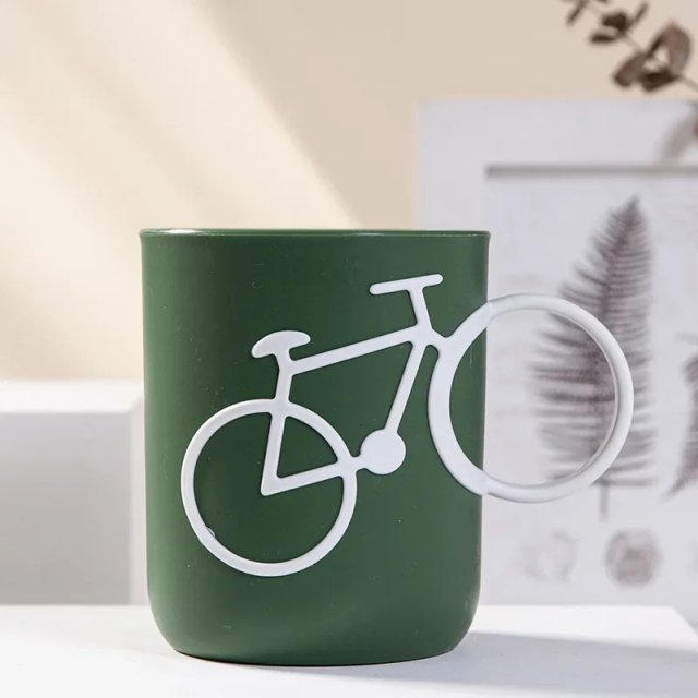 Household Mouthwash Cup with Bike Handle - Image 4