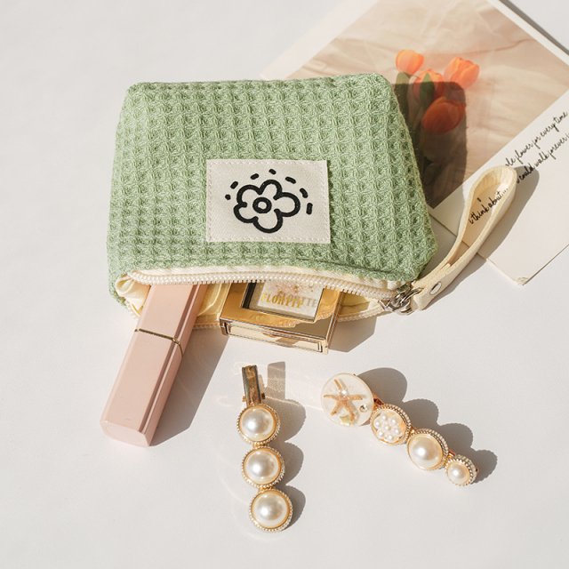 Matcha Green Mini Makeup Bag - Image 3