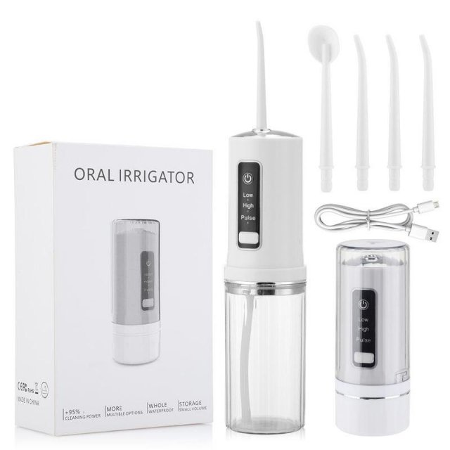 Portable Electric Oral Irrigator – Travel Water Flosser & Rechargeable Mouth Washer