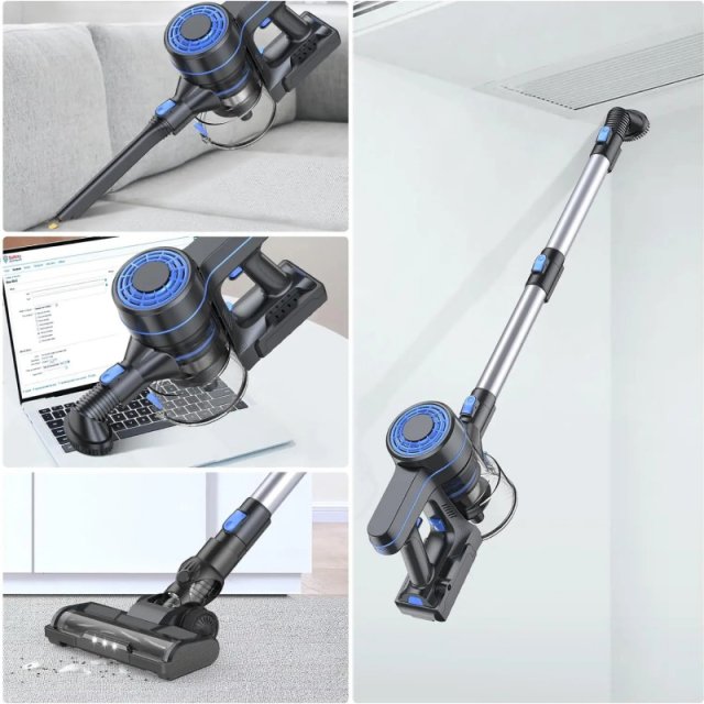 Cordless Handheld Vacuum Cleaner with LED Display, Powerful Suction & Long Runtime - Image 5