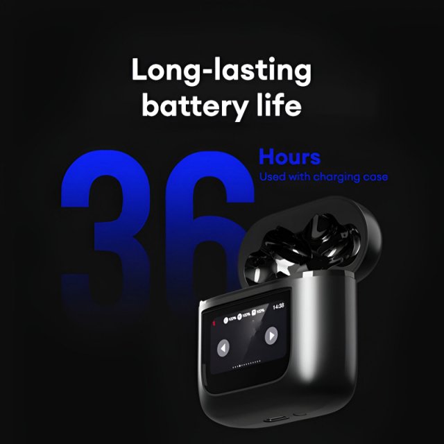 True Wireless ANC Touch Screen Earbuds with 36h Battery Life - Image 4