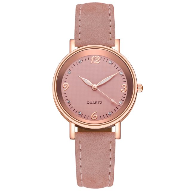 Fashion Arabic Dial Women’s Casual Leather Band Quartz Watch - Image 6