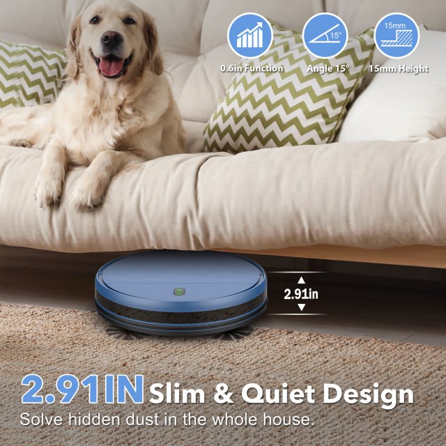 High-Powered 3-in-1 Robot Vacuum Cleaner with Wifi Control - Image 4