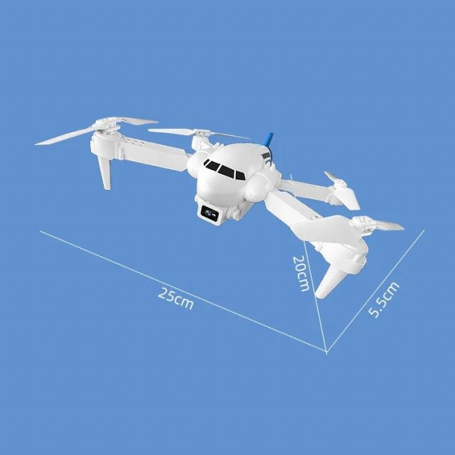 HD Foldable RC Airliner Quadcopter - Image 6