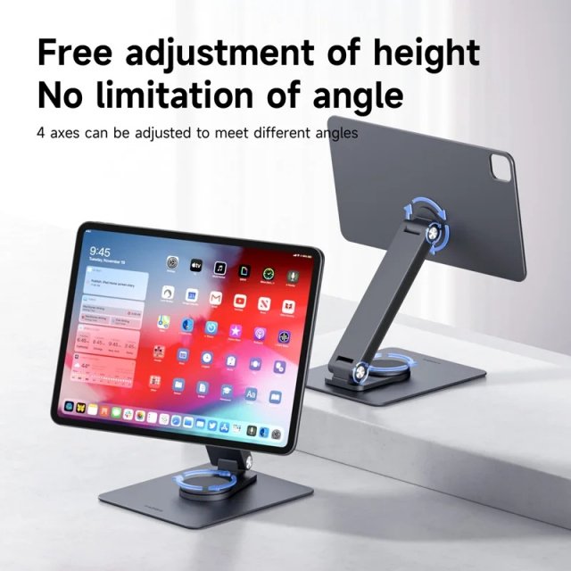 Magnetic Stand for iPad Pro M4 with 360° Adjustable Mount and USB C Hub - Image 7