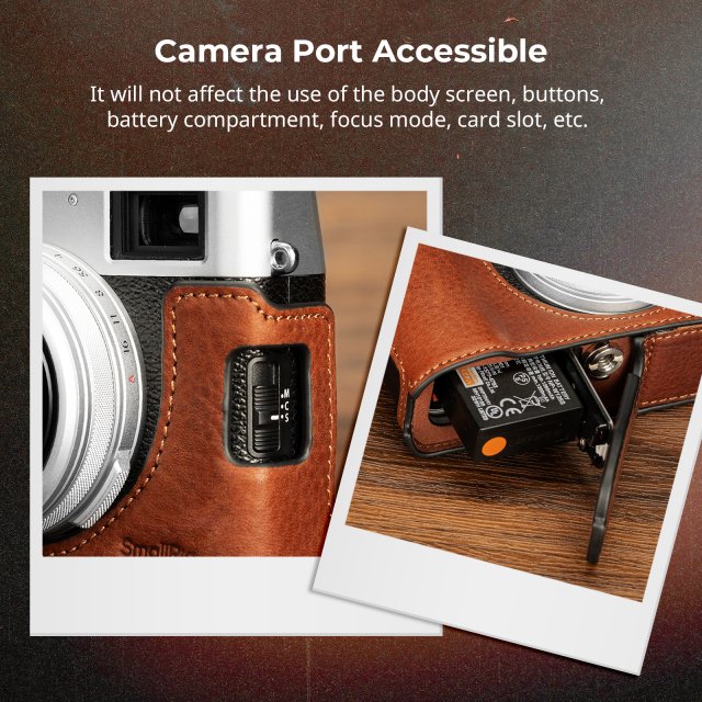 Leather Half Case Kit for FUJIFILM X100VI - Image 5