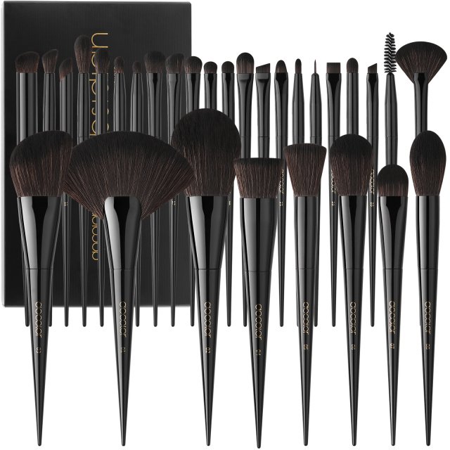 Professional 30-Piece Makeup Brush Set for Foundation, Contour, Eyes, and More - Image 7