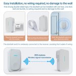 Wireless Battery-Free Wifi Doorbell With Voice Change &Amp; Kinetic Chime 5 82E20A3C219Dc15818B607007Ddd7Aef.jpg