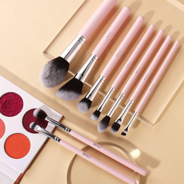 Pink & Silver Professional Makeup Brush Set - Image 6