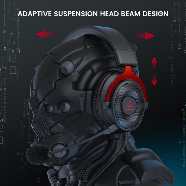 Immersive 3D Sound Gaming Headset with Detachable Mic - Image 5