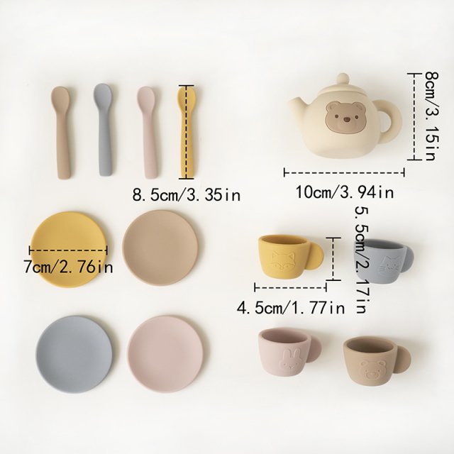 Delightful Silicone Tea Party Set - Image 6