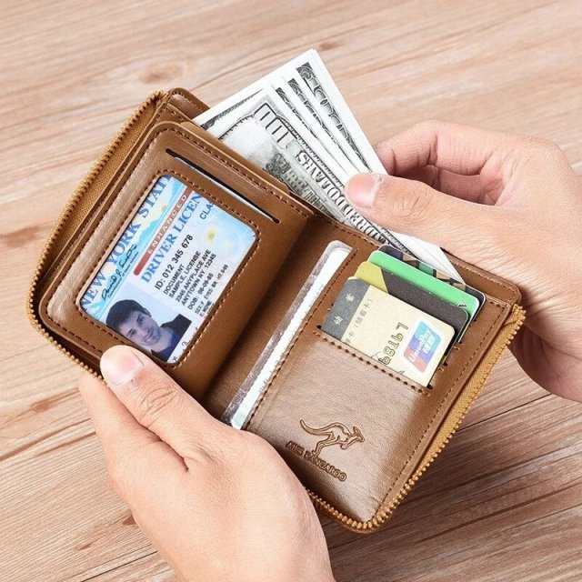 Men’s Leather Wallet with RFID Protection - Image 4