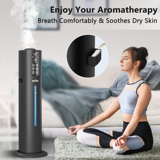 8L Cool Mist Air Humidifier with 360° Nozzle & Remote Control for Large Rooms - Image 4