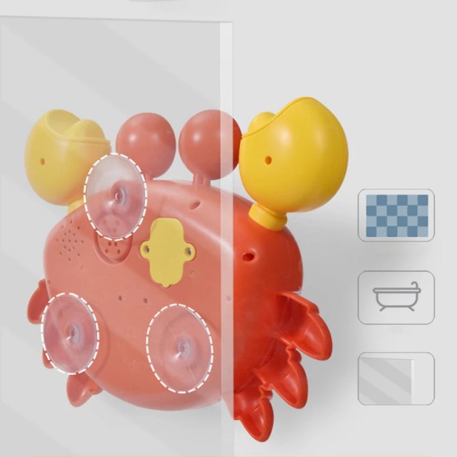 Automatic Bubble Crab Bath Toy with Music - Image 4