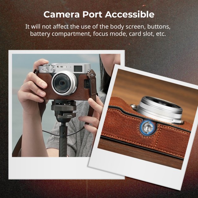 Leather Half Case Kit for FUJIFILM X100VI - Image 4