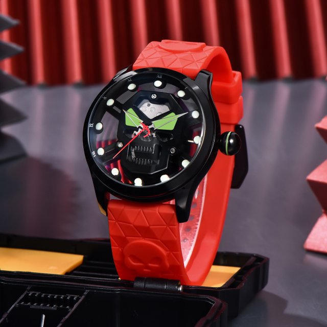 Men's Luxury Skeleton Hollow Watch - Waterproof Sports Silicone Wristwatch - Image 4