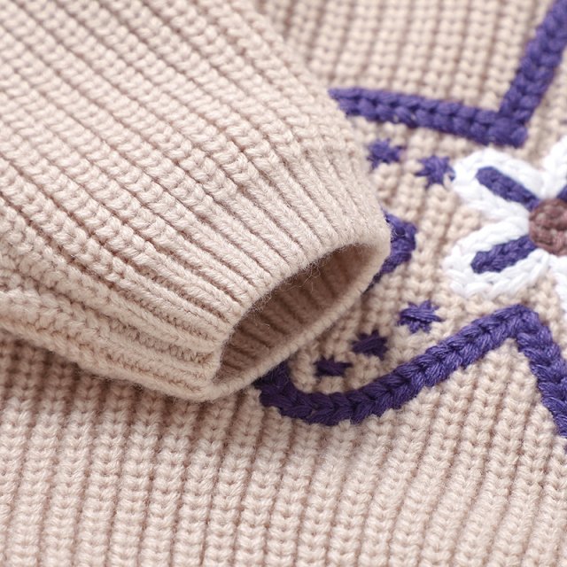 Adorable Marine-Themed Knit Baby Sweater - Image 4