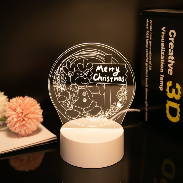 Creative 3D Atmosphere Light Touch-Control Night Lamp