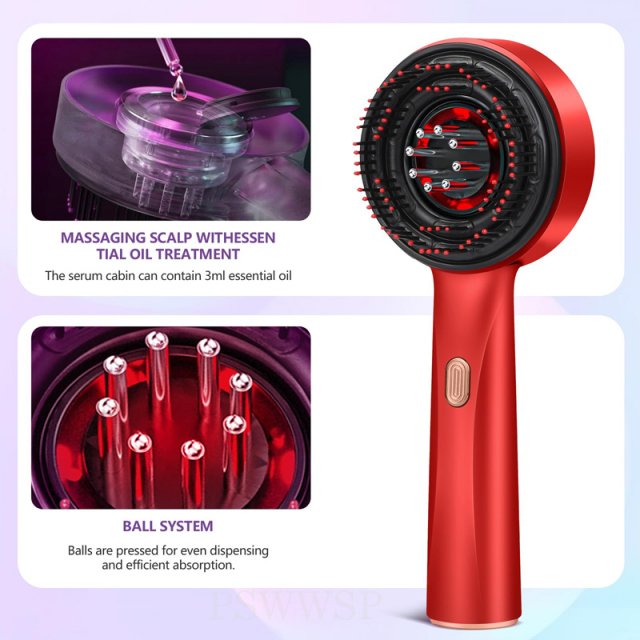 Red Light Scalp Massage Comb - Image 3