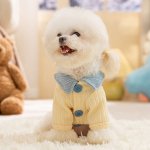 Simple Color-Block Winter Dog Shirt - Warm Polyester Bottom Shirt For Small Dogs 2 B051Da30905A577Ac1486A4F05Ac1Ad6.Jpg