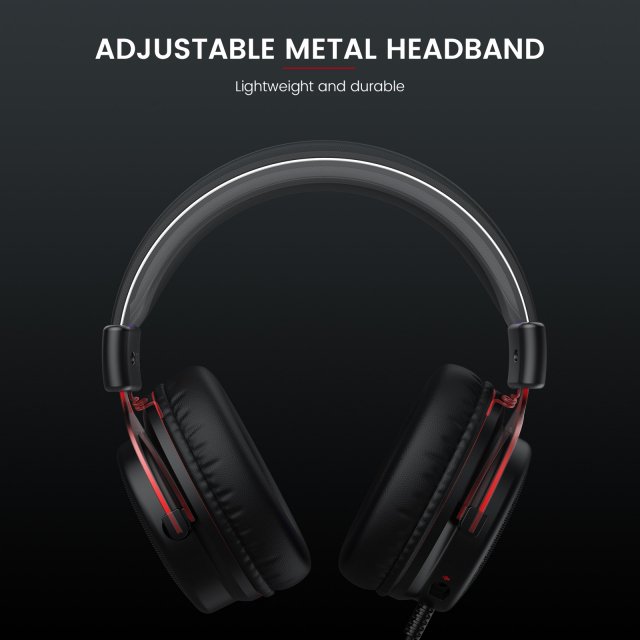 Immersive 3D Sound Gaming Headset with Detachable Mic - Image 6