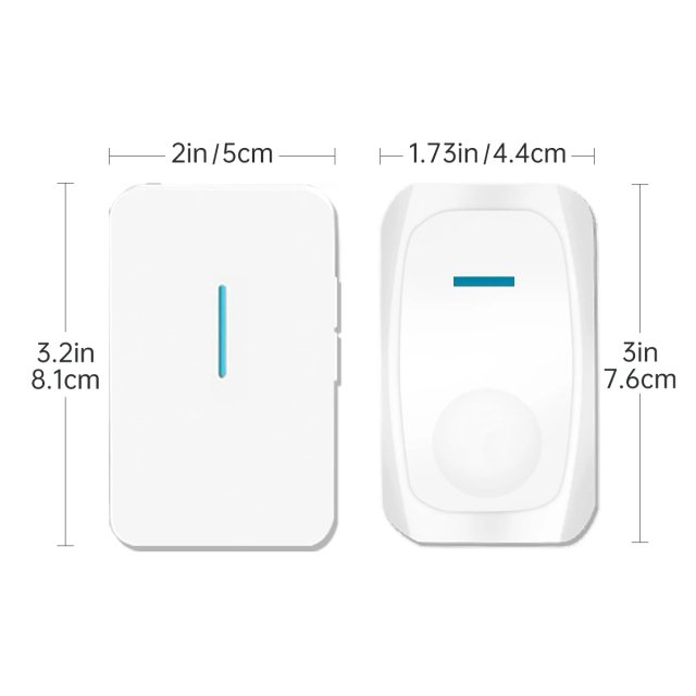 Wireless Battery-Free WiFi Doorbell with Voice Change & Kinetic Chime - Image 10