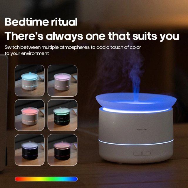 200ml USB Aromatherapy Diffuser with Mist Spray, Desktop Humidifier & Creative Gift - Image 3